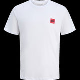 JACK & JONES JJBRANDY tee crew neck in white - Image 3