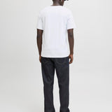 JACK & JONES JJBRANDY tee crew neck in white - Image 2