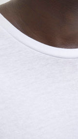 JACK & JONES JJBRANDY tee crew neck in white - Image 5