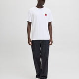 JACK & JONES JJBRANDY tee crew neck in white - Image 4