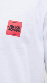 JACK & JONES JJBRANDY tee crew neck in white - Image 6