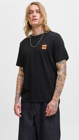 JACK & JONES JJBRANDY tee crew neck in black - Image 1
