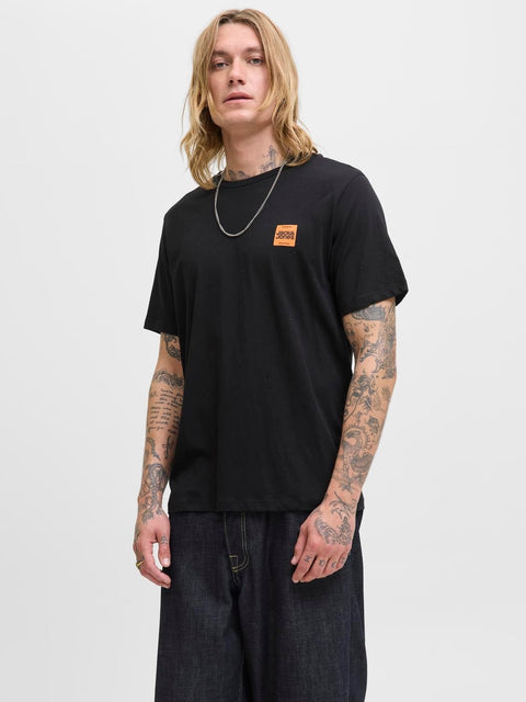 JACK & JONES JJBRANDY tee crew neck in black
