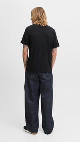 JACK & JONES JJBRANDY tee crew neck in black - Image 2