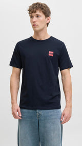 JACK & JONES JJBRANDY tee crew neck in sky captain - Image 1