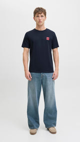 JACK & JONES JJBRANDY tee crew neck in sky captain - Image 4