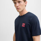JACK & JONES JJBRANDY tee crew neck in sky captain - Image 7