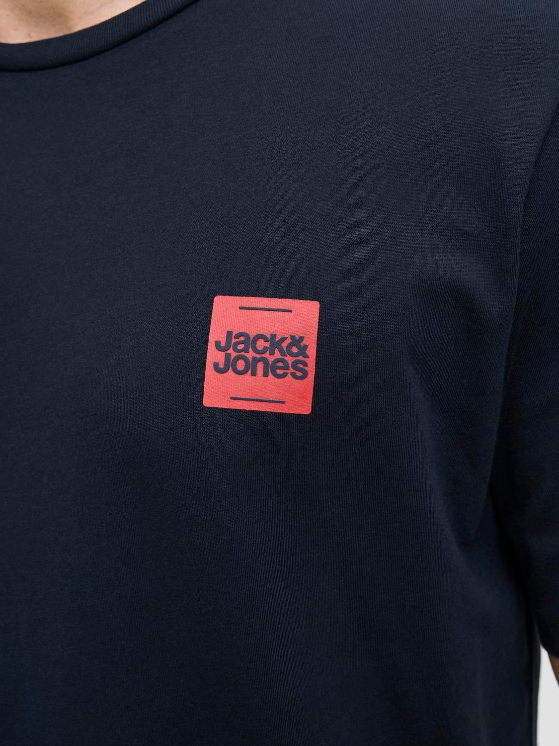 JACK & JONES JJBRANDY tee crew neck in sky captain - Image 6