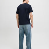 JACK & JONES JJBRANDY tee crew neck in sky captain - Image 2
