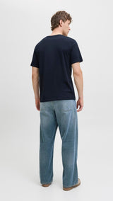 JACK & JONES JJBRANDY tee crew neck in sky captain - Image 2