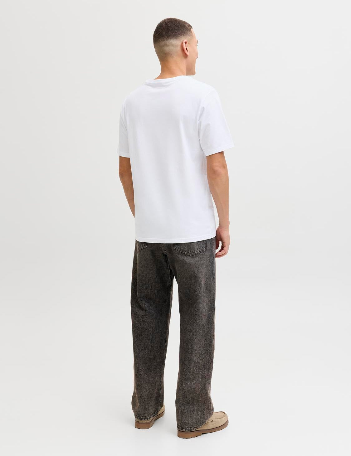 JACK & JONES JJCHRISTMAS tee crew neck xmas - sky captain