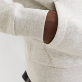 JACK & JONES JJECORP graphic sweat hood in white melange - Image 6