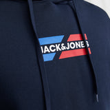 JACK & JONES JJECORP graphic sweat hood in sky captain - Image 6