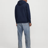 JACK & JONES JJECORP graphic sweat hood in sky captain - Image 2