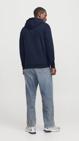 JACK & JONES JJECORP graphic sweat hood in sky captain - Image 2