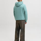 JACK & JONES JJECORP graphic sweat hood in oceanview - Image 2