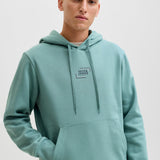 JACK & JONES JJECORP graphic sweat hood in oceanview - Image 7