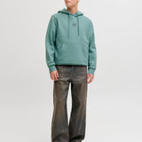 JACK & JONES JJECORP graphic sweat hood in oceanview - Image 4
