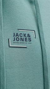 JACK & JONES JJECORP graphic sweat hood in oceanview - Image 6