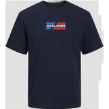 JACK & JONES JJECORP graphic tee o-neck in sky captain - Image 3