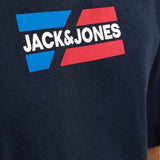 JACK & JONES JJECORP graphic tee o-neck in sky captain - Image 6