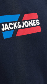 JACK & JONES JJECORP graphic tee o-neck in sky captain - Image 6
