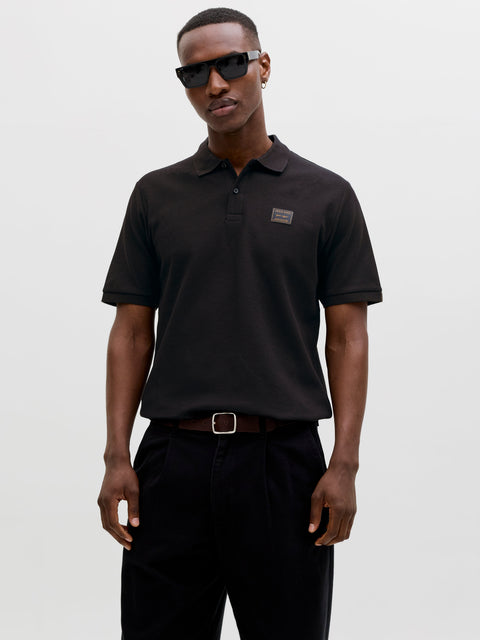 JACK & JONES JJDAYTONA polo in black