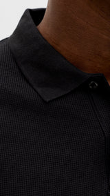 JACK & JONES JJDAYTONA polo - black