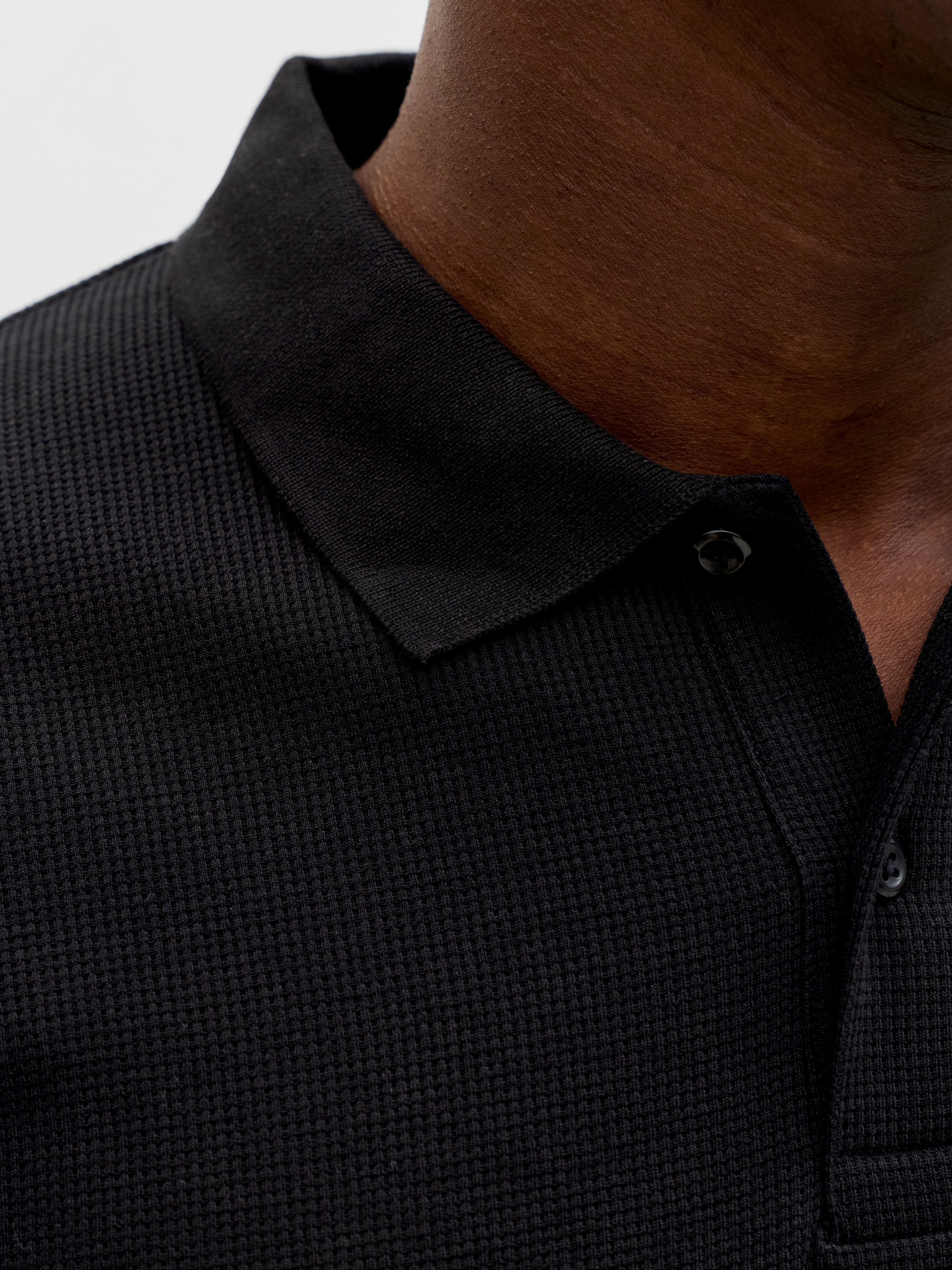 JACK & JONES JJDAYTONA polo - black
