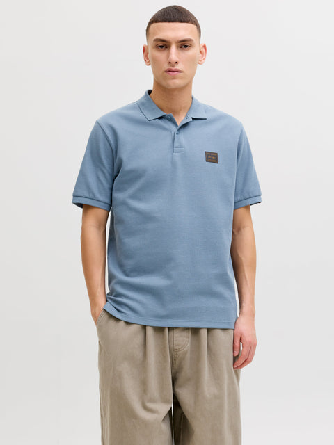 JACK & JONES JJDAYTONA polo in blue mirage