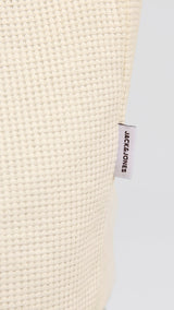 JACK & JONES JJEAUSTIN tee - antique white melange
