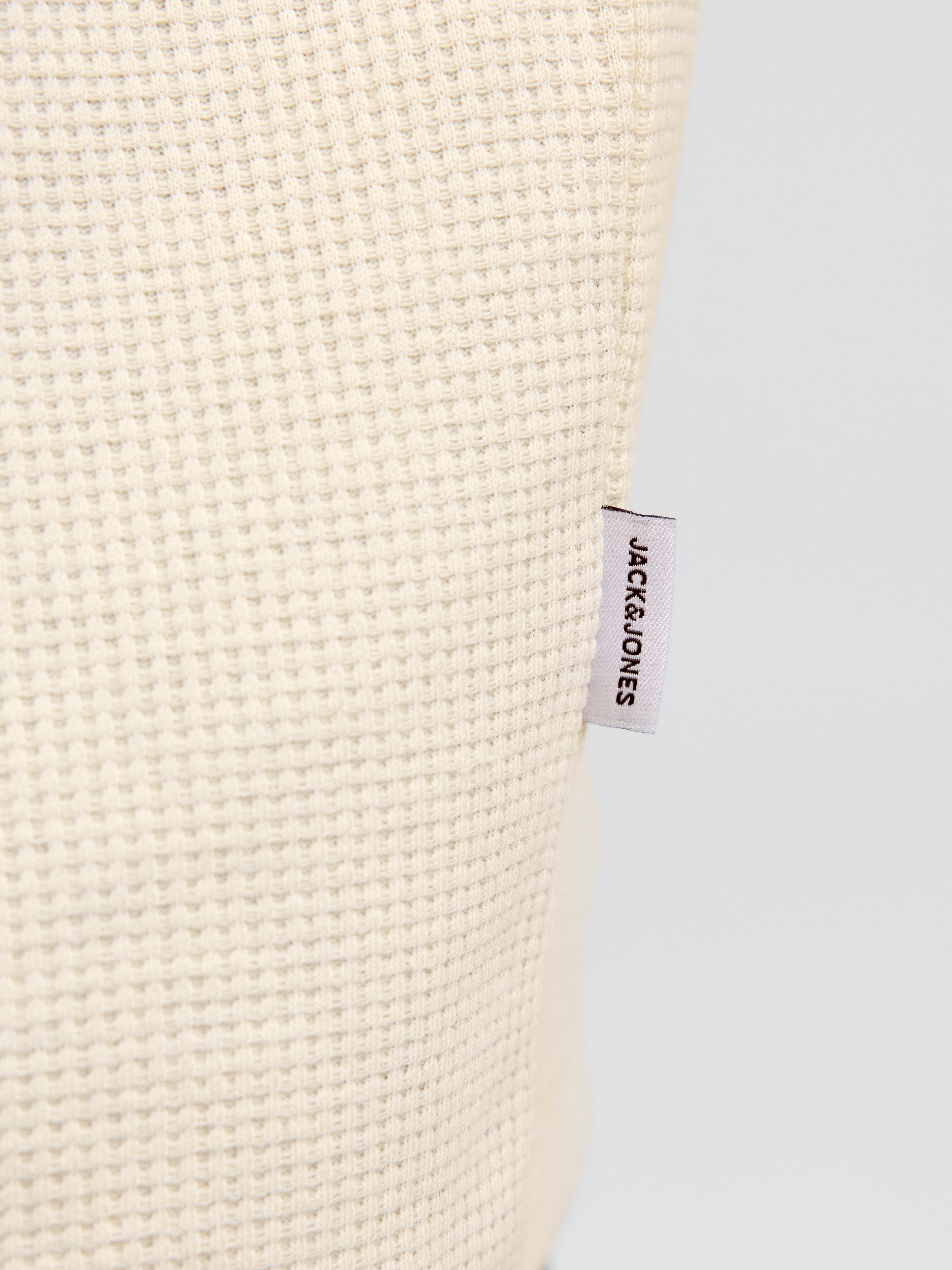 JACK & JONES JJEAUSTIN tee - antique white melange