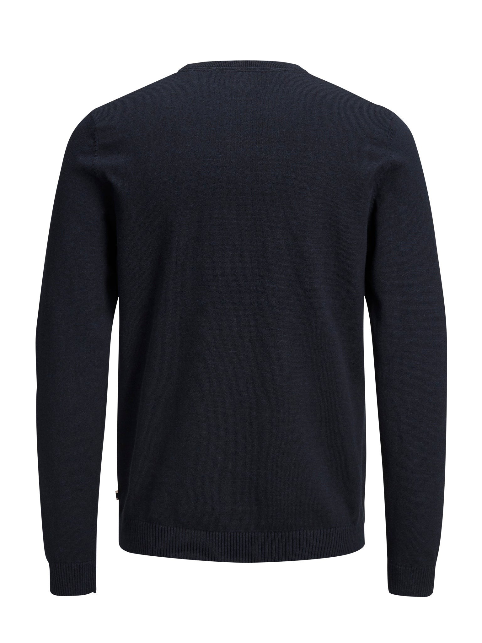 JACK & JONES JJEBASIC knit crew neck in navy blazer - Image 4