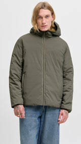 JACK & JONES JJEBROOK reversible jacket - olive night