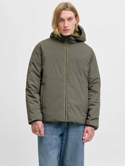 JACK & JONES JJEBROOK reversible jacket in olive night