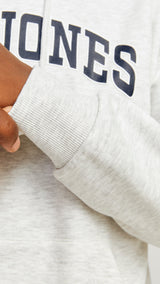 JACK & JONES JJECALEB varsity sweat hood in canteen - Image 6