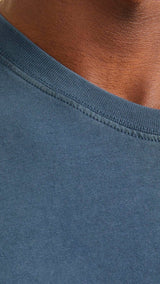 JACK & JONES JJECHARGE faded tee o-neck in mood indigo - Image 6