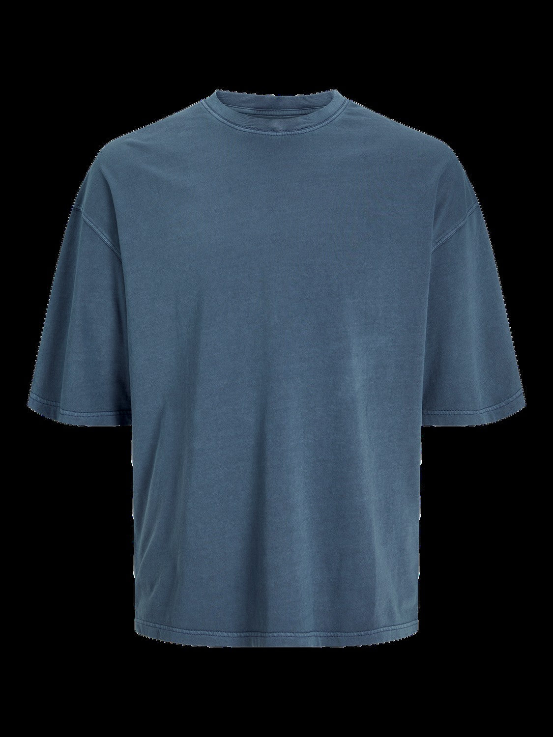 JACK & JONES JJECHARGE faded tee o-neck in mood indigo - Image 3