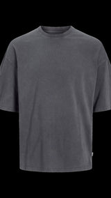 JACK & JONES JJECHARGE faded tee o-neck in castlerock - Image 3