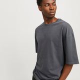 JACK & JONES JJECHARGE faded tee o-neck in castlerock - Image 7