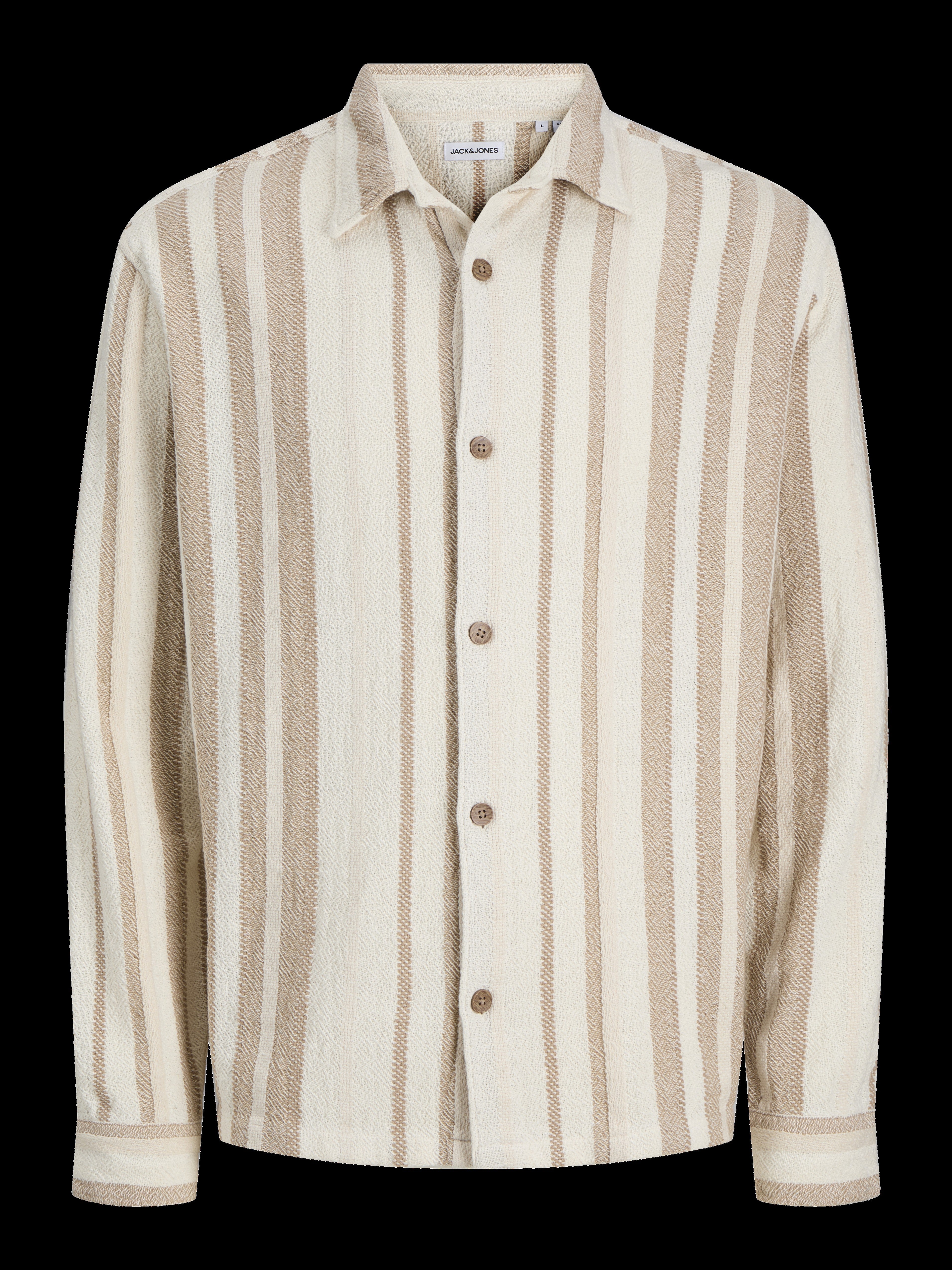 JACK & JONES JJECHARGE overshirt in white - Image 3