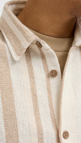 JACK & JONES JJECHARGE overshirt in white - Image 6