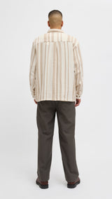 JACK & JONES JJECHARGE overshirt in white - Image 2
