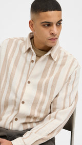 JACK & JONES JJECHARGE overshirt in white - Image 7