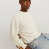 JACK & JONES JJECHARGE sweat crew neck in black - Image 7