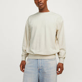 JACK & JONES JJECHARGE sweat crew neck in moonbeam - Image 1