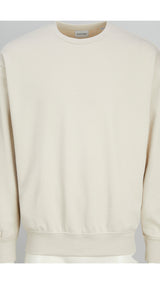 JACK & JONES JJECHARGE sweat crew neck in moonbeam - Image 3