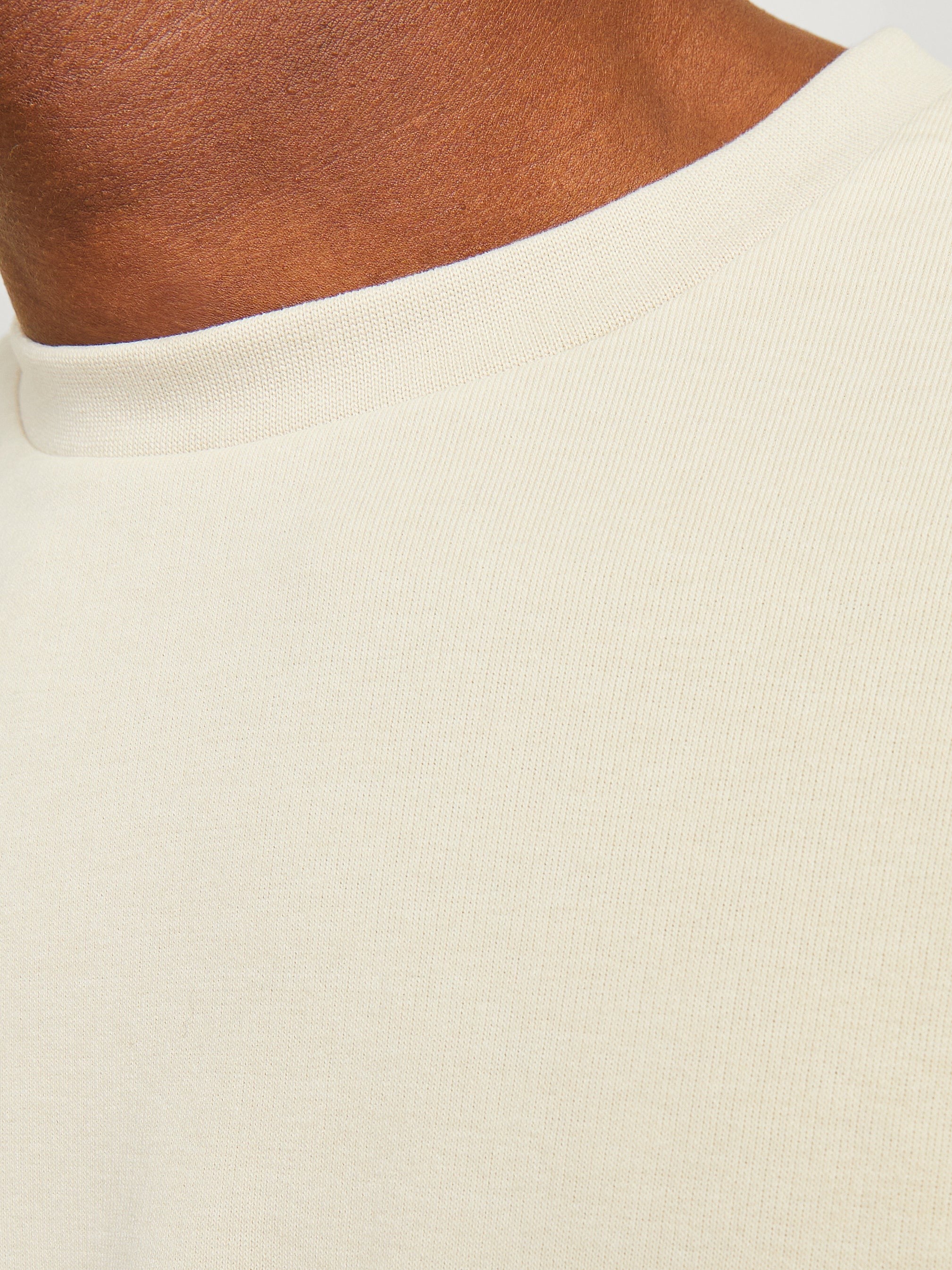 JACK & JONES JJECHARGE sweat crew neck in moonbeam - Image 6