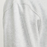 JACK & JONES JJECHARGE sweat crew neck in white melange - Image 6
