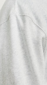 JACK & JONES JJECHARGE sweat crew neck in white melange - Image 6